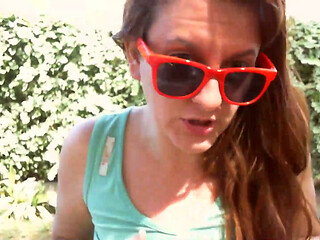 Wearing Sunglasses Outdoors