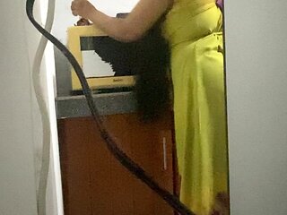 Indian Aunty and House Owner