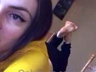 Brunette Solo Webcam Masturbation