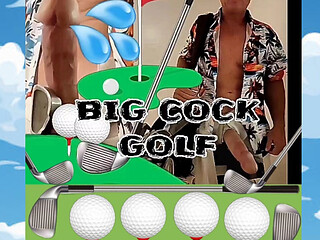 Big Cock Golf Cumshot