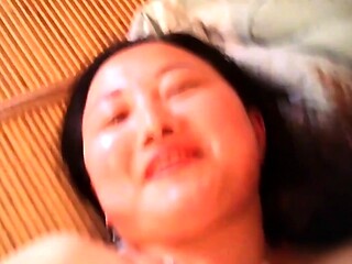 Asian japanese amateur has deep throat
