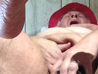 Deep in Her Hole This Dildo Goes Is She Gonna Pussy Blow?