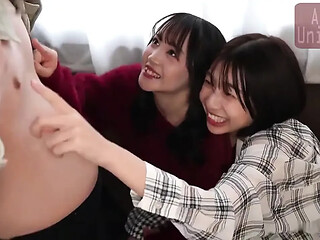 Close friends share wild group encounter with angelic females