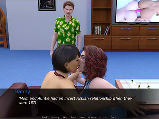 Milftopia - Gameplay - Roleplay - Perfect Body Stepsisters Lesbian and FFM Anal Sex