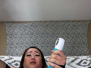 Mature asians up close toy and fingering masturbation action