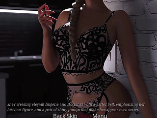 With Eyes Closed - "Gameplay" Sexy bitch wants to ride all night on a big cock