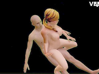 Indian stepmom in a hot lovemaking scene with Hindi audio, bhabhi in saree sex