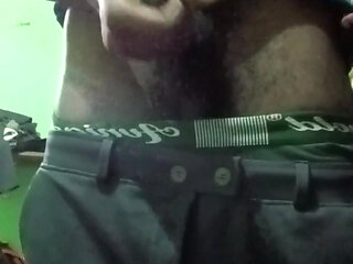 Masturbating Big Cock and Very Hard