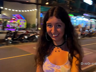 Public beach bar hookup leads to anal session
