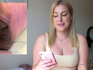 Ruthless SPH domina mocks micro dick