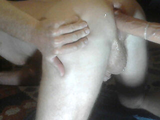 Big Dildo Thrusting in My Ass