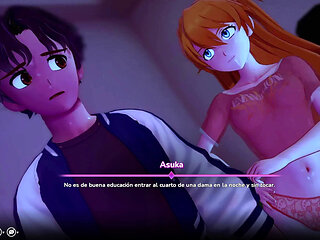 My Hentai Fantasy - All scenes from Sex with Asuka from Evangelion