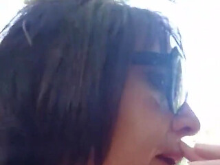 Nude in a Public Place with Squirt
