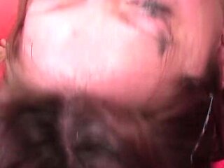 Extreme deepthroat teen fuck