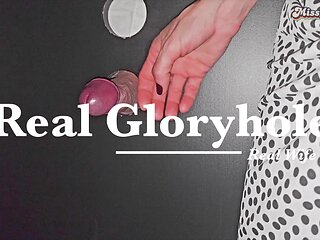Real MILF Gloryhole Cum on Pussy Bukkake Handjob Real Glory Hole Swingers Creampie
