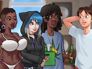 Hot animated twerking ass in a sexual cartoon fantasy