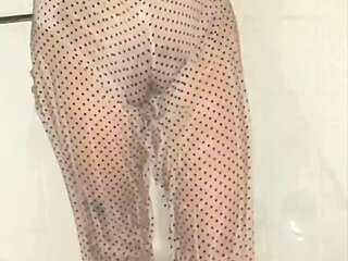 Taking a Bath and Leaking Pee From My Little Soft Clitty