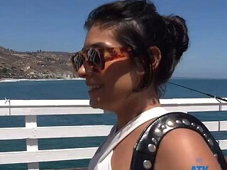 Latina teen Renae Cruz hot solo dildo masturbation
