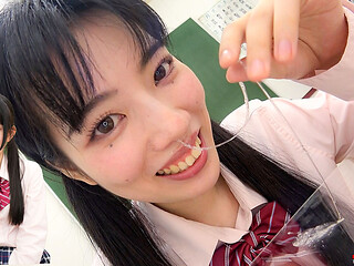 Tsubame Amai Blows Her Nose and Rubs the Mucus on Your Face - Nose Fetish