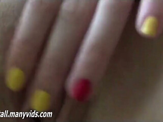 Gorgeous Classy Face and Body Sylvia Chrystall Female POV Close up Pussy Licking Next Multiple Finger Fucking with Female Orgasm