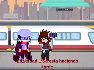 Blade Coolercita y Marcos En el metro Pt 5 (Gacha Club)