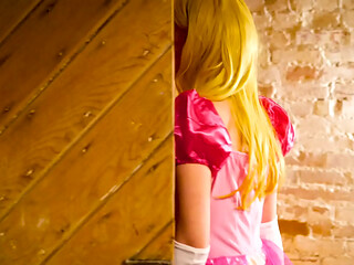 Princess Peach Sky Pierce Loses Her Mind on Bowser'_s Big Black Cock - Super Mario Porn Cosplay Parody