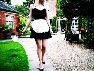 Hotty maids serve their masters in a surprise meet and fuck session