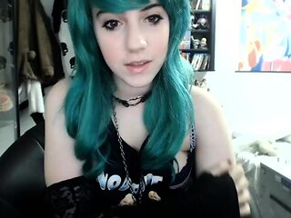 Curly Blonde Teen Records Solo Dildo Masturbation More at