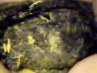 Asian Girl Enjoying a Thick Hot Weiner a Lot of Mustard Cum