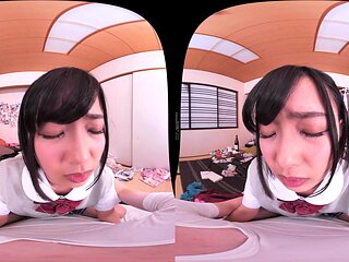 Japanese Students Surrenders to Wild Passion in Virtual Reality
