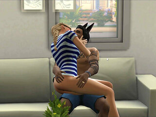 Sims 4 - Wicked Mod Playing Around and Having Fun with One of My Neighbors