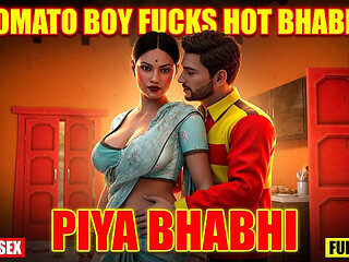 Desi Bhabhi Fucked Hard by Black African Pizza Boy BBC - Unsatisfied Wife Takes Huge Black Cock Hindi Sex Video