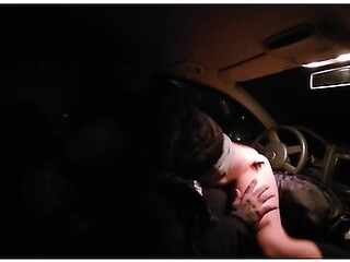Real Amateur Couple In Car Outside Work Passionately Fucking And Cumming On Rainy Night Sfw Silent