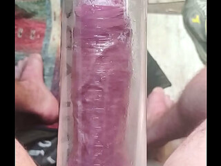 Long girthy cock pump maxing