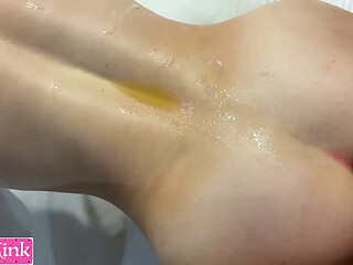 Huge cumshot and pissing on her - I am a cherished Christian PMV