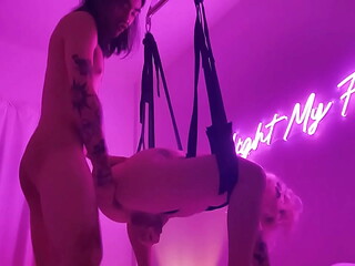 Got Fucked Hard In A Sex Swing