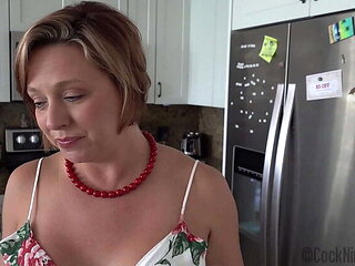 Step Son Fucks Horny MILF Step Mom Brianna Beach - POV Blowjob & Doggystyle