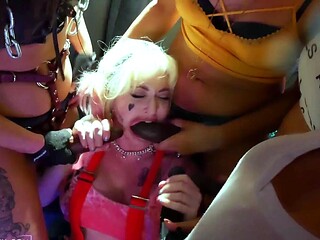 Krystal Davis - Birds Of Prey Girl Gangbang Of Harley