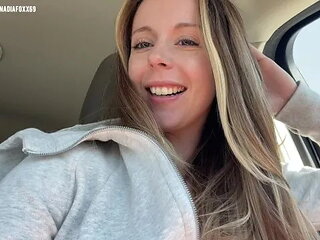 Day in the Life of a Camgirl! Testing New Toys in the Drive Thru + Mall! so M...