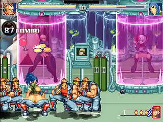 Hentai Mugen Leona Gangbang