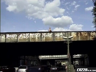 Cazzofilm - Fucked on a bridge
