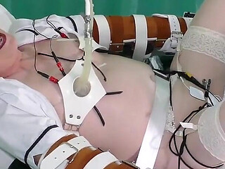 Lisa Essex and Mistress Jane Medical Fetish Electro Play