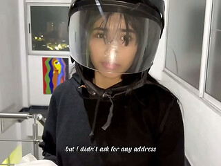 A delivery girl goes to the wrong address and ends up getting fucked by the wrong customer