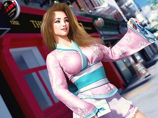 POV adult gaming experience with a twist of double homework