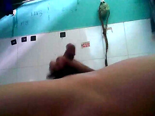 Voyeurism of his masturbating in the motel