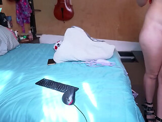 My stepsister'_s beautiful heels and a set of feet