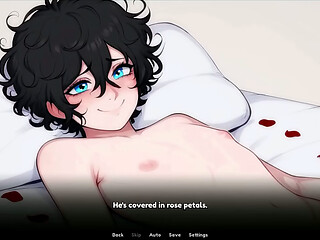 My Femboy Roomate [ GAY Hentai Game ] Ep.8 A FEMBOY GHOST show my FUTURE WEDDING NIGHT with my ROOMIE !