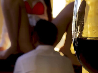 The stepmother is not always available, but the stepson was lucky this time.