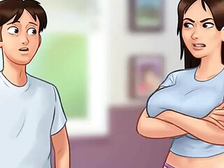 Summertime Saga Ep. 39 - Stepmom & Stepson Get Naughty in the House