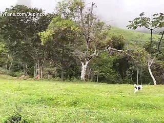 My stepsister takes me for a ride, she wants to suck and ride my cock outdoors